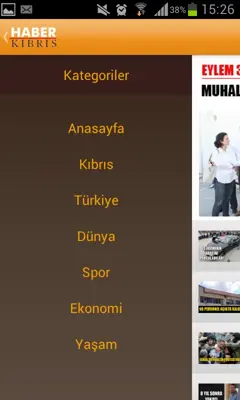 Haberkibris android App screenshot 0